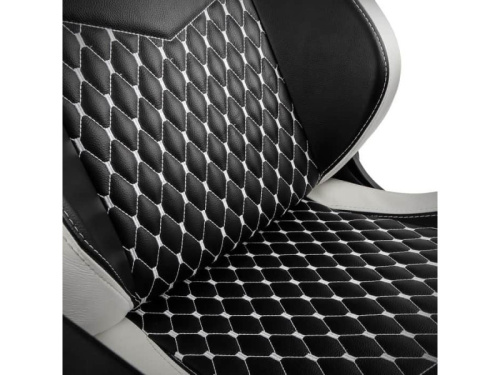 Noblechairs EPIC Valódi Bőr Black/White/Red Gamer Szék