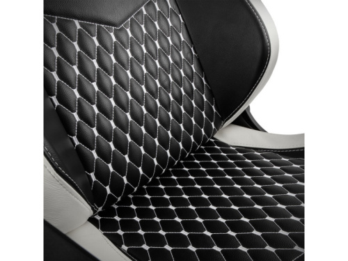 Noblechairs EPIC Valódi Bőr Black/White/Red Gamer Szék