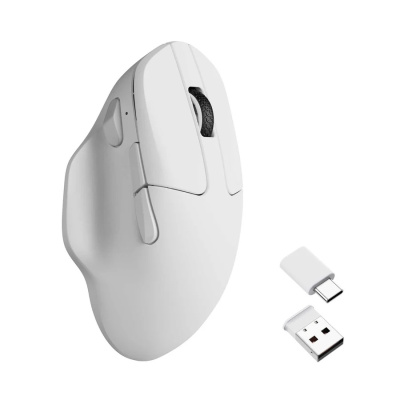 Keychron M7 Vezeték Nélküli Bluetooth Egér - Fehér
