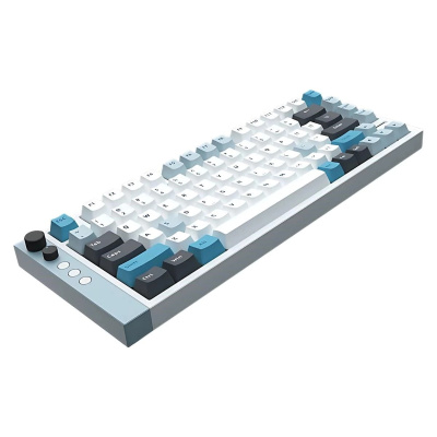 LAMZU JET 75 Mechanikus Gamer Billentyűzet - Fehér - Angol Kiosztás!