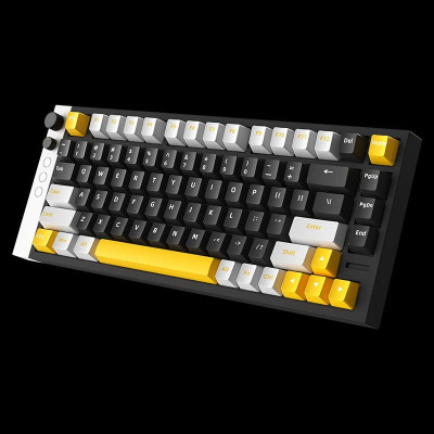 LAMZU JET 75 Mechanikus Gamer Billentyűzet - Fekete - Angol Kiosztás!