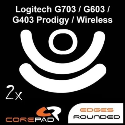 Corepad Skatez PRO 107 Logitech G703 / G603 Lightspeed / G403 HERO / G403 Prodigy Egértalp
