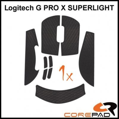 Corepad Logitech G PRO X SUPERLIGHT Soft Grips - Fekete