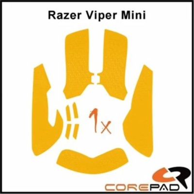Corepad Mouse Rubber Sticker #732 - Razer Viper Mini Gamer Soft Grips - Narancssárga