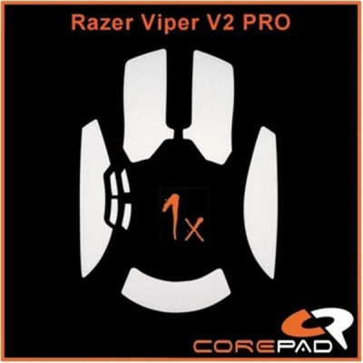 Corepad Mouse Rubber Sticker #753 - Razer Viper V2 PRO Wireless Gamer Soft Grips - Fehér
