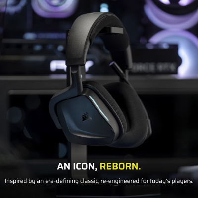 CORSAIR VOID v2 Vezeték Nélküli Gamer Fejhallgató - Fekete