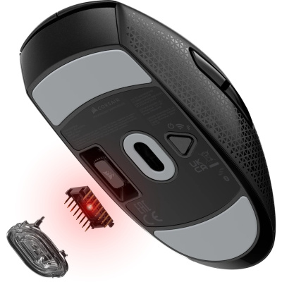 CORSAIR M55 Vezeték Nélküli Gamer Egér - Fekete