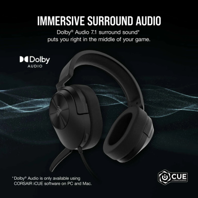 CORSAIR HS55 Gamer Headset - Carbon