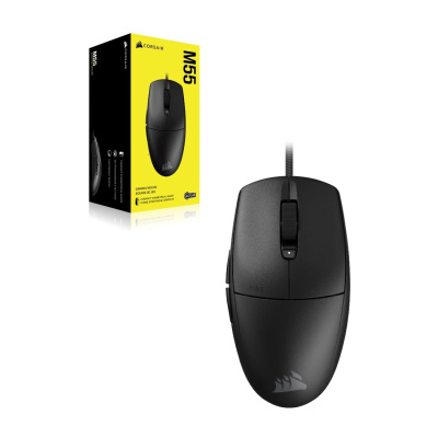 CORSAIR M55 Gamer Egér - Fekete
