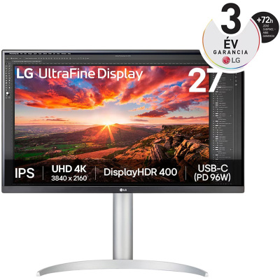 LG 27UP850K-W UltraFine™ 4K IPS Monitor - 27"
