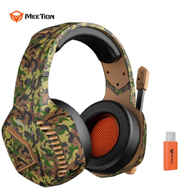 Meetion BTH014 Vezeték Nélküli Gamer Headset - Zöld