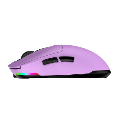 Meetion GW24 Vezeték Nélküli Gamer Egér - Lila