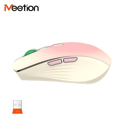 Meetion BTM002 Vezeték Nélküli Bluetooth Egér - Pink