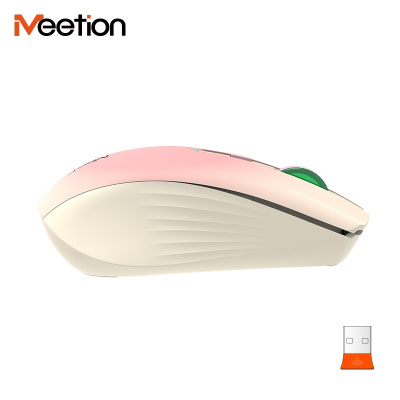 Meetion BTM002 Vezeték Nélküli Bluetooth Egér - Pink