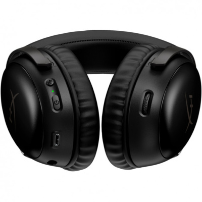 HP HyperX Cloud III Vezeték Nélküli Gamer Headset - Fekete