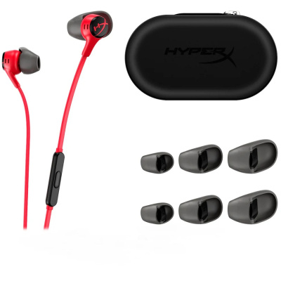 HP HyperX Cloud Earbuds II Gamer Fülhallgató - Piros