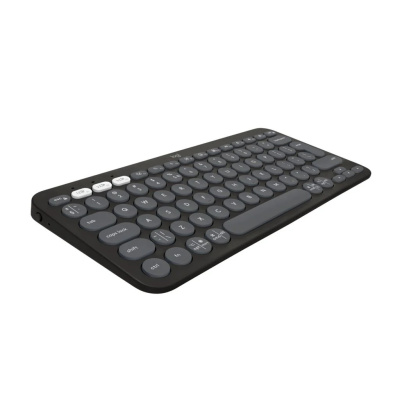 LOGITECH Pebble Keys 2 K380s - Vezeték Nélküli Billentyűzet - Szürke - Angol kiosztás! (US)