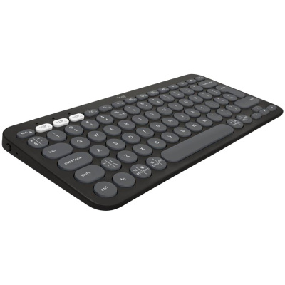 LOGITECH Pebble Keys 2 K380s - Vezeték Nélküli Billentyűzet - Szürke - Angol kiosztás! (US)