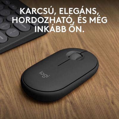 LOGITECH Pebble Mouse 2 M350s Vezeték Nélküli Egér - Szürke