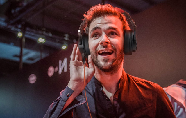 OneOdio A71 Headset - fekete piros