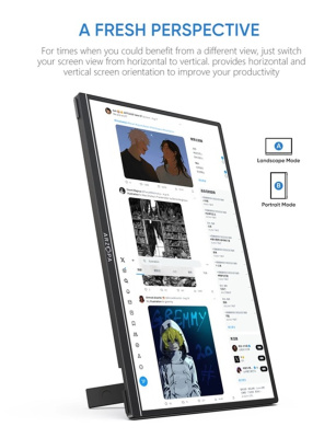 Arzopa A1S Hordozható Monitor - 14.0"