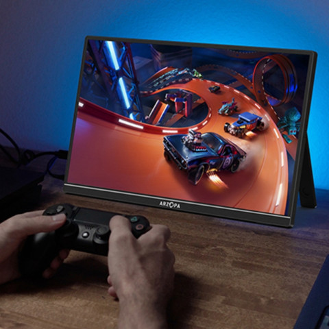 Arzopa A1S Hordozható Monitor - 14.0" - Szürke