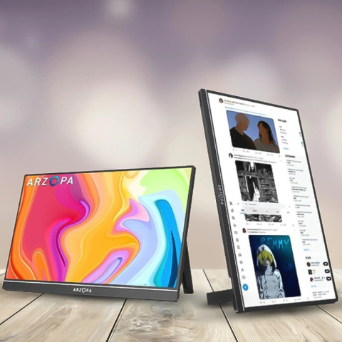 Arzopa A1S Hordozható Monitor - 14.0" - Szürke