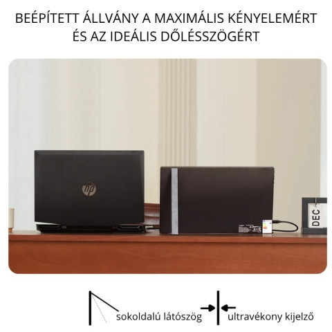 Arzopa A1S Hordozható Monitor - 14.0" - Szürke