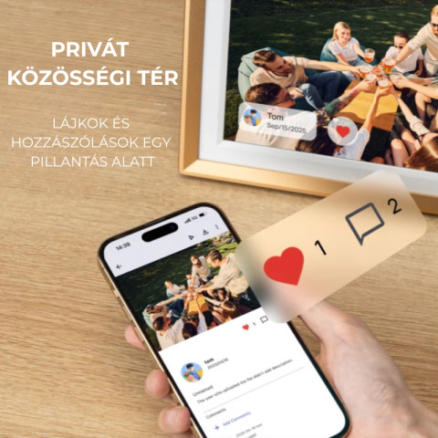 Arzopa D10 Digitális Keret - 10.1"
