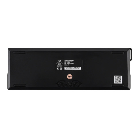 AULA WIN68 HE MAX Magnetic Switch Mechanikus Gamer Billentyűzet - Fekete-Szürke-Sárga