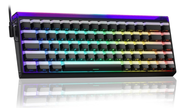 AULA HERO68 HE Magnetic Switch Mechanikus Gamer Billentyűzet - Fekete