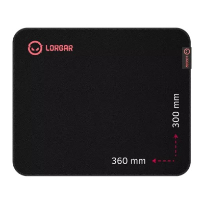 LORGAR Main 323 Gamer Egérpad - M