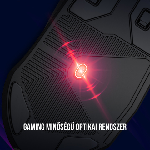 LORGAR Pro Stricter 579 Vezetékes Gamer Egér - Fekete