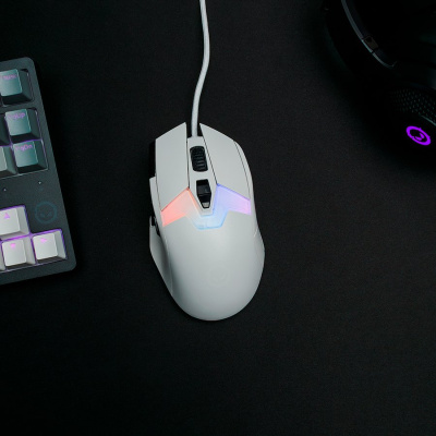 LORGAR MSP80 Gamer Egér - Fehér
