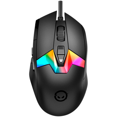 LORGAR MSP80 Gamer Egér - Fekete