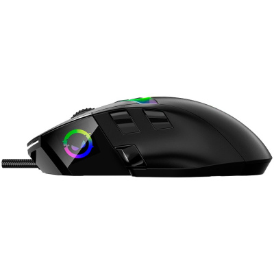 LORGAR MSP80 Gamer Egér - Fekete