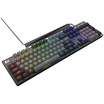LORGAR Azar 514 Mechanikus Gamer Billentyűzet - Fekete (Angol Kiosztás!)