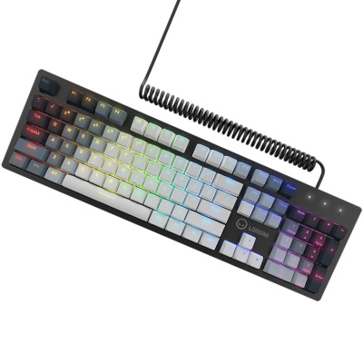 LORGAR Azar 514 Mechanikus Gamer Billentyűzet - Fehér (Angol Kiosztás!)