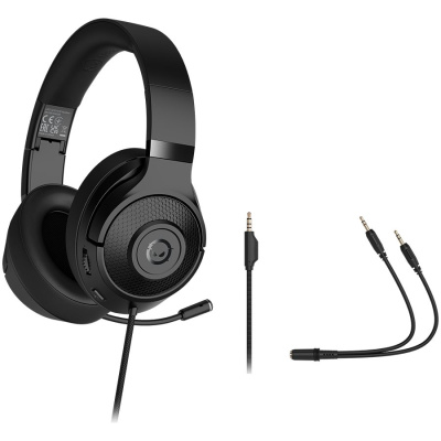 LORGAR Noah 101 Gamer Headset - Fekete