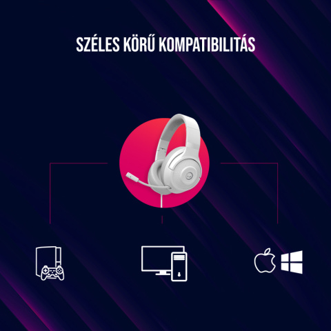 LORGAR Noah 101 3,5 mm-es Gamer Headset - Fekete