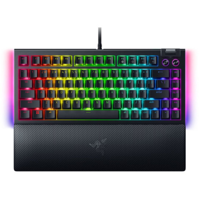 Razer BlackWidow V4 75% Mechanikus Gamer Billentyűzet - Angol Kiosztás!