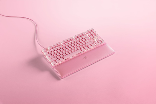 Razer Huntsman V2 TKL Gamer Billentyűzet - Pink (Angol Kiosztás)