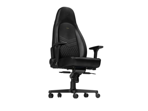 Noblechairs ICON Real Leather Black Gamer Szék