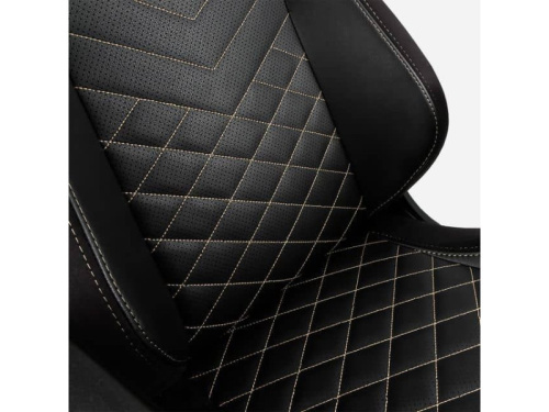 Noblechairs ICON Real Leather Black Gamer Szék