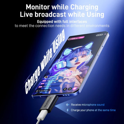 MAONO DM40 Pro S USB Vezeték Nélküli Streamer/Gamer Mikrofon Kit RGB