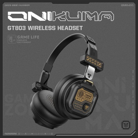 Onikuma GT803 Vezeték Nélküli Bluetooth Gamer Headset
