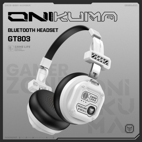 Onikuma GT803 Vezeték Nélküli Bluetooth Gamer Headset