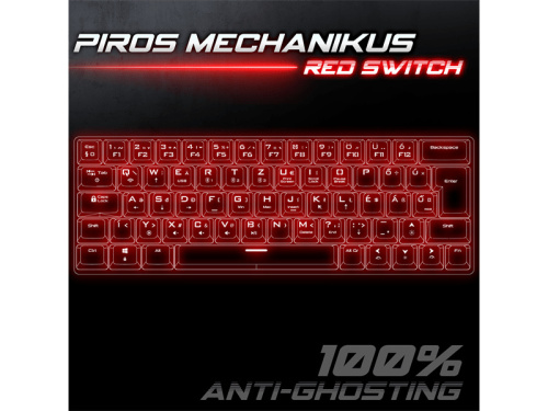 Spirit of Gamer XPERT K200 - Vezeték Nélküli Mechanikus Gamer Billentyűzet - Magyar Kiosztás!