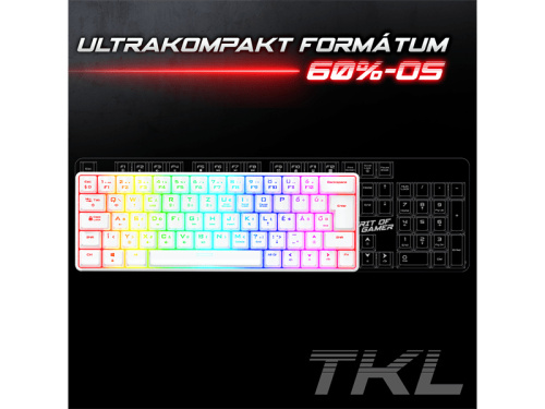 Spirit of Gamer XPERT K200 - Vezeték Nélküli Mechanikus Gamer Billentyűzet - Magyar Kiosztás!