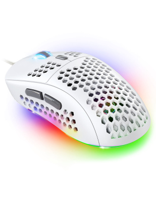 Spirit of Gamer S-PM4 RGB Arctic Gamer Egér - Fehér